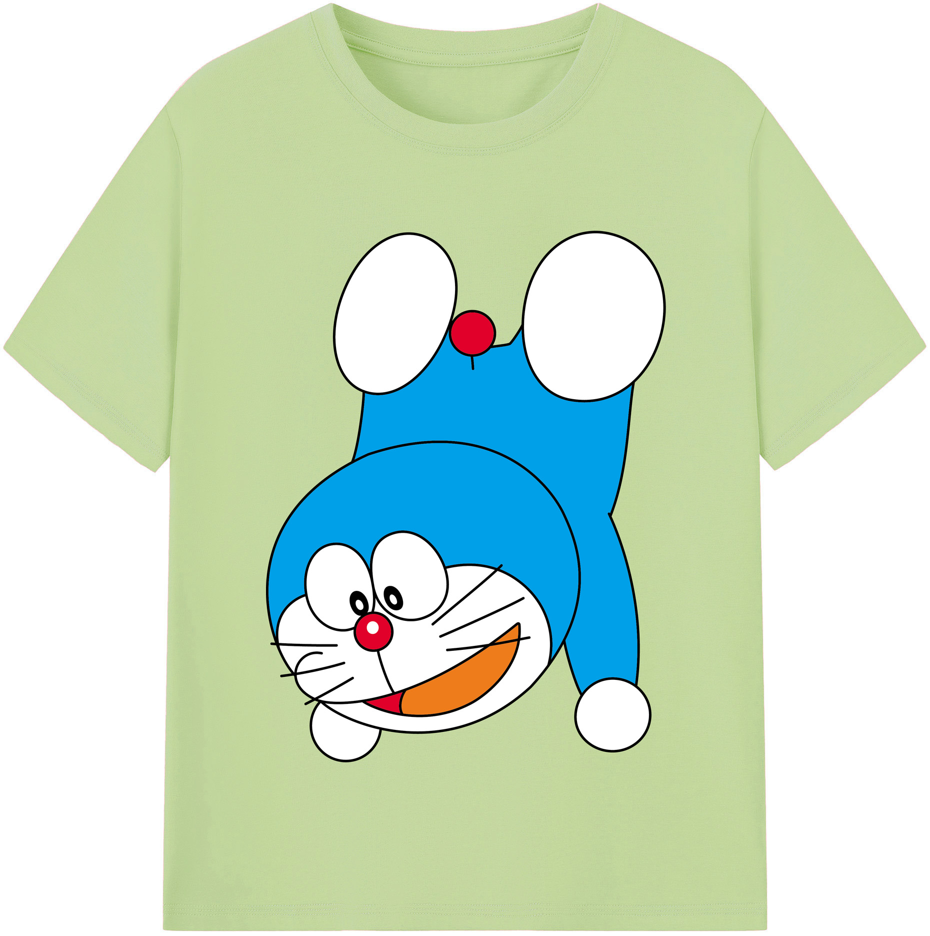 （画像用） ドラえもん Doraemon 綿100％半袖Tシャツ（フロントプリント）
